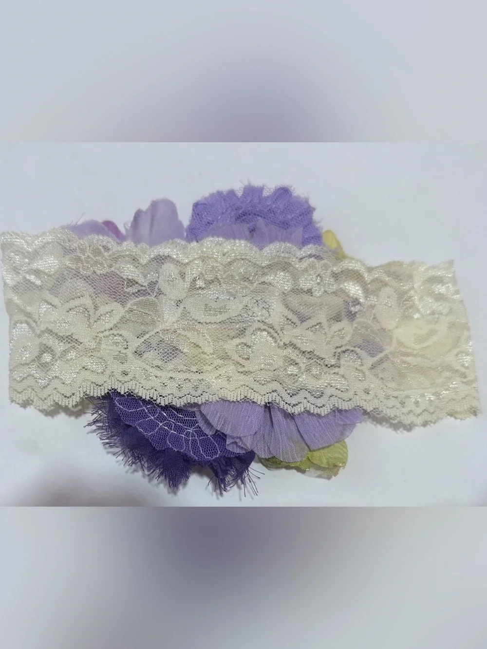 Purple Floral Baby Girls Headband